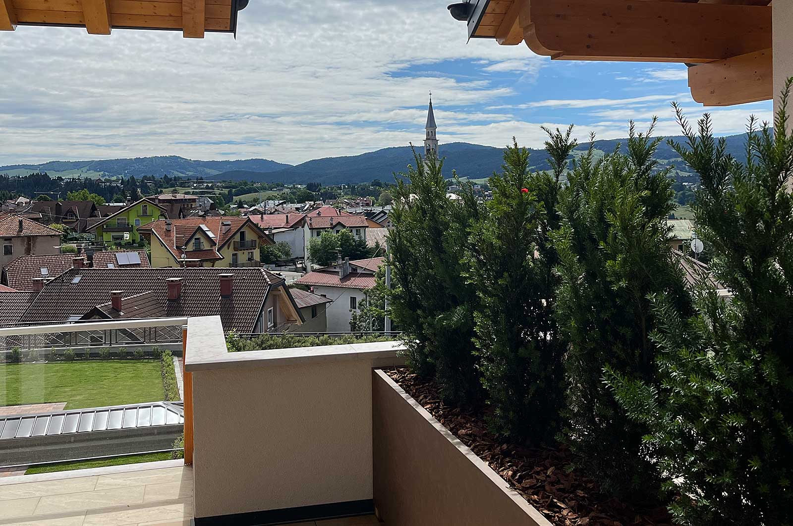 Vista dalla terrazza