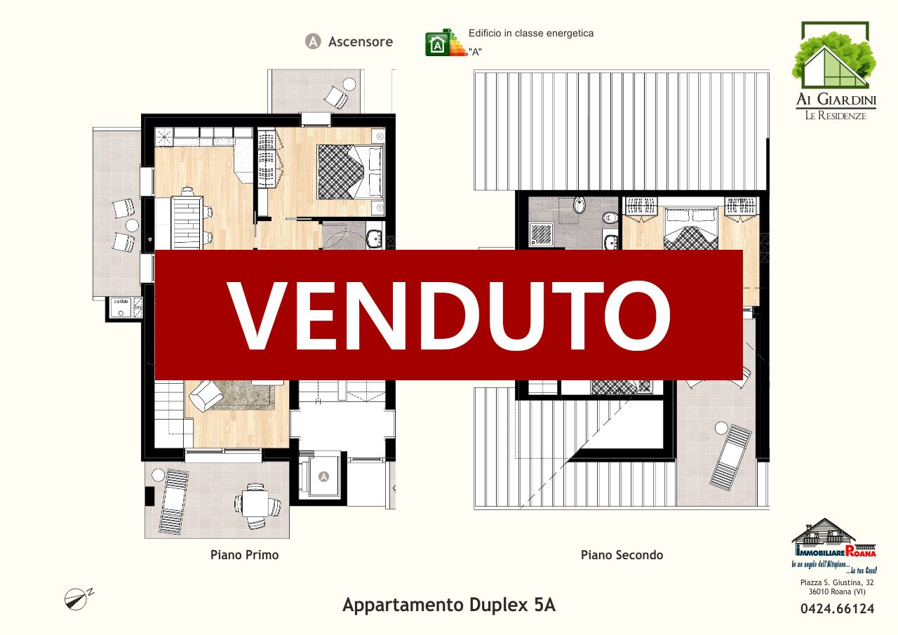Unità 5A Duplex - Piano Primo e Mansardato