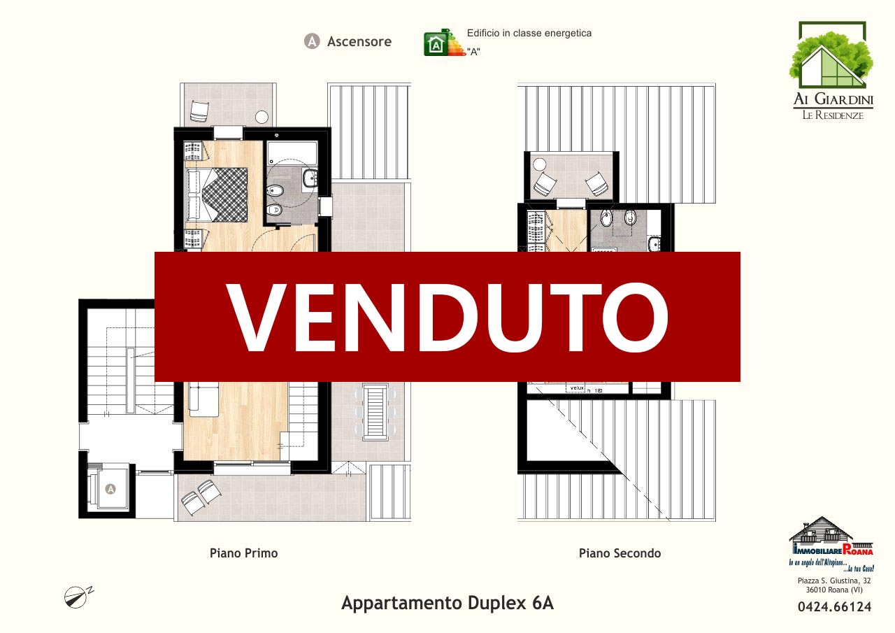 Unità 6A Duplex - Piano Primo e Mansardato